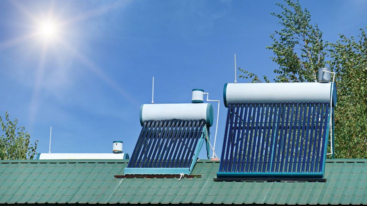 Chauffe-eau solaire compact à tube de verre sous vide sans pression