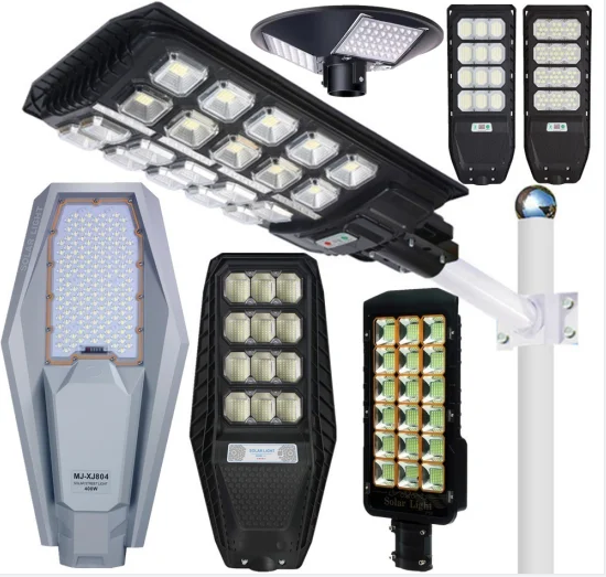 Éclairage extérieur Réverbère LED Réverbère solaire 100W 120W 150W 200W 240W 300W 380W 400W