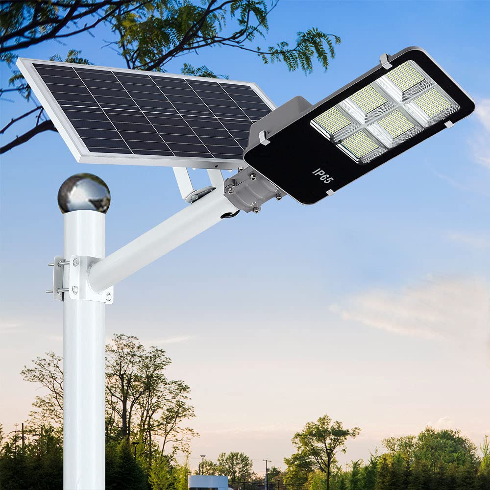 Nouvelle arrivée extérieure intégrée tout en un lampadaire à énergie solaire LED pour jardin