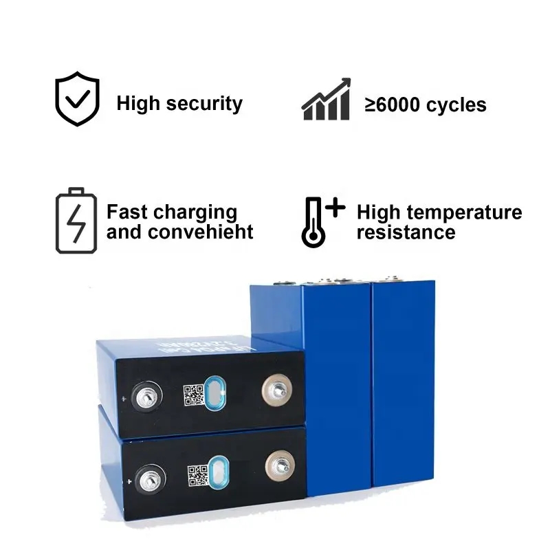 Batteries au phosphate de lithium 280Ah 3.2v Batteries au lithium-ion Lifepo4 3.2V 280ah pour le stockage de l'énergie