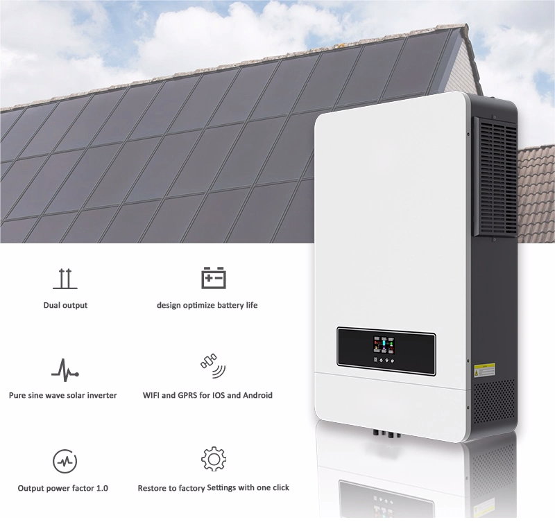 3kw 5kw hors réseau onduleur solaire hybride