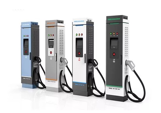 60KW Dc double connecteur multimédia ev chargeur piles Fast Ev DC Stations de charge 150A 380V